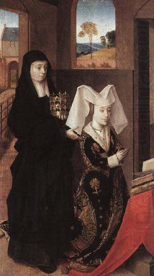 Petrus Christus Isabel of Portugal with St Elizabeth china oil painting image